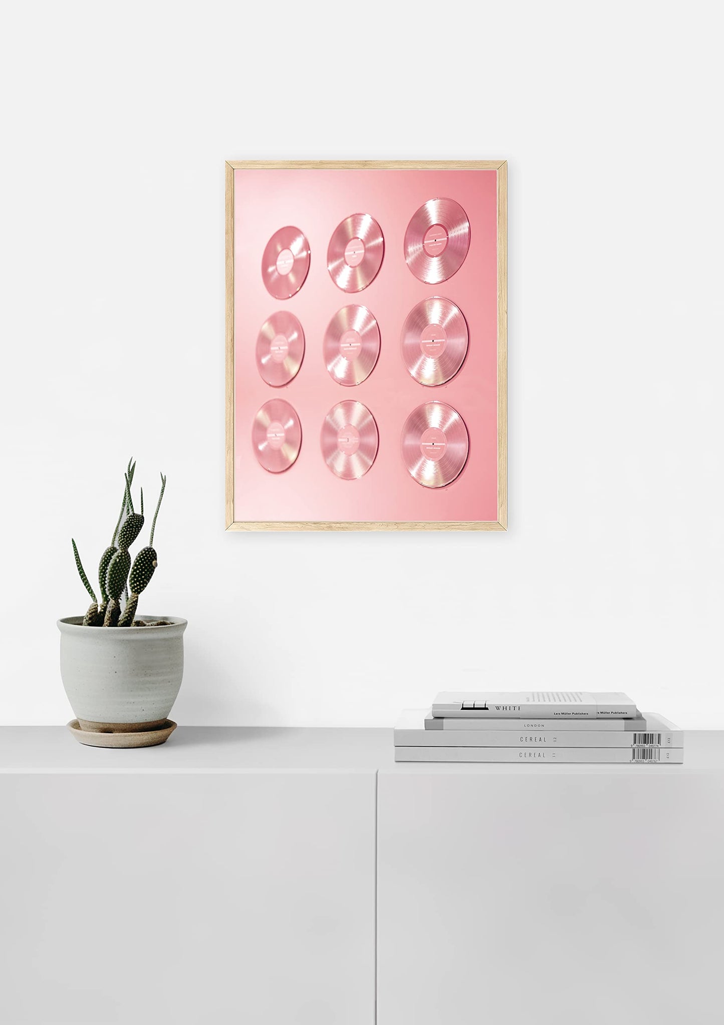 HAUS AND HUES Queen of Hearts Pink Decor Queen of Hearts Poster Aesthetic Pictures for Wall, Aesthetic Pink Modern Art Tween Posters and Girls Pink Wall Decor | UNFRAMED 12” x 16”