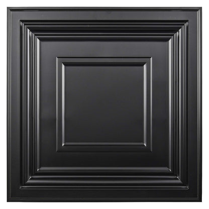 Art3d PVC Decorative Textures Black 3D Wall Panels for Interior Wall Décor, Black Wall Decor,Pack of 12 Tiles 32 Sq Ft