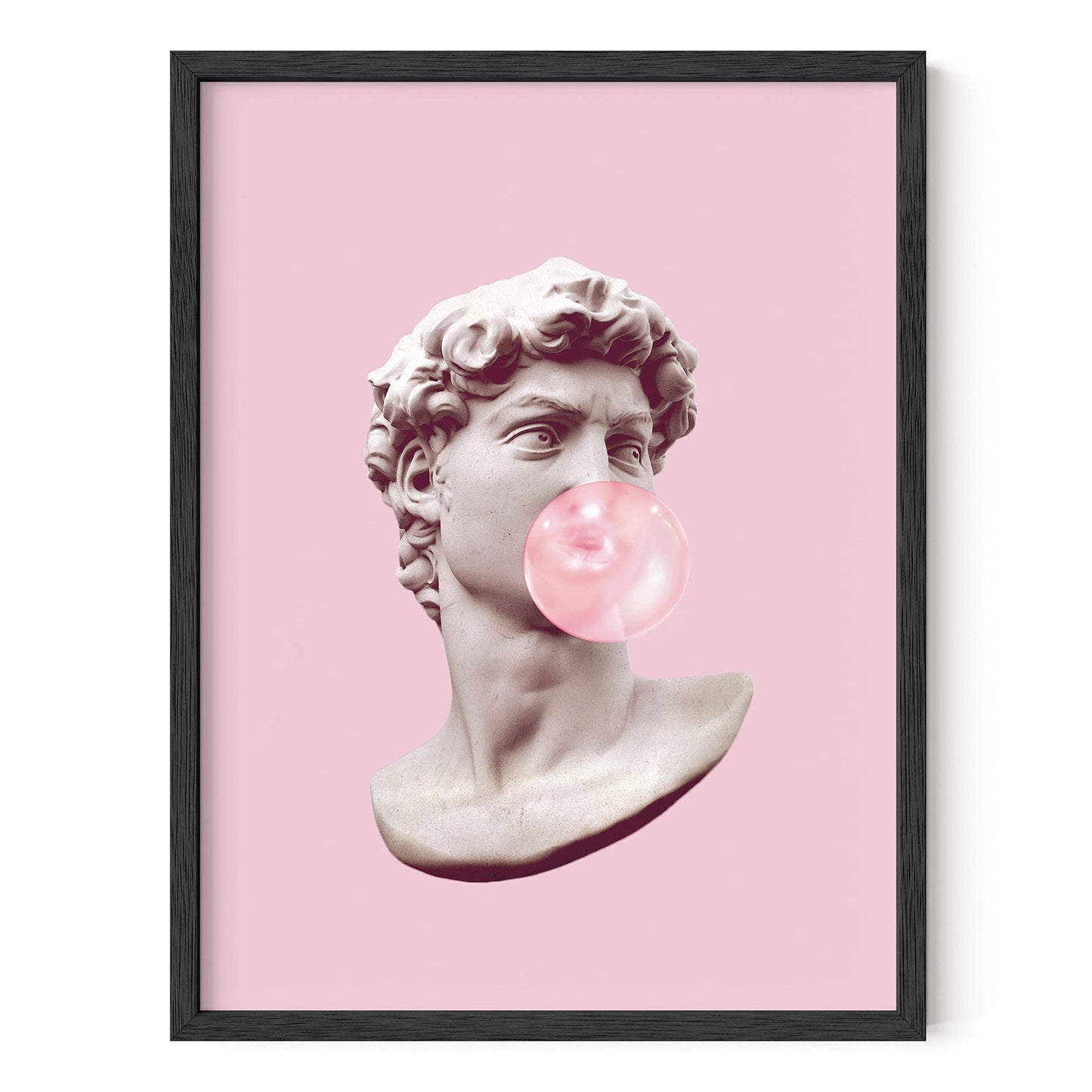 HAUS AND HUES Queen of Hearts Pink Decor Queen of Hearts Poster Aesthetic Pictures for Wall, Aesthetic Pink Modern Art Tween Posters and Girls Pink Wall Decor | UNFRAMED 12” x 16”