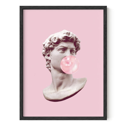 HAUS AND HUES Queen of Hearts Pink Decor Queen of Hearts Poster Aesthetic Pictures for Wall, Aesthetic Pink Modern Art Tween Posters and Girls Pink Wall Decor | UNFRAMED 12” x 16”