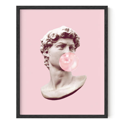 HAUS AND HUES Queen of Hearts Pink Decor Queen of Hearts Poster Aesthetic Pictures for Wall, Aesthetic Pink Modern Art Tween Posters and Girls Pink Wall Decor | UNFRAMED 12” x 16”