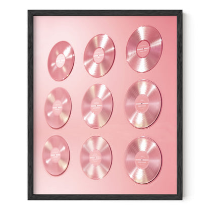 HAUS AND HUES Queen of Hearts Pink Decor Queen of Hearts Poster Aesthetic Pictures for Wall, Aesthetic Pink Modern Art Tween Posters and Girls Pink Wall Decor | UNFRAMED 12” x 16”