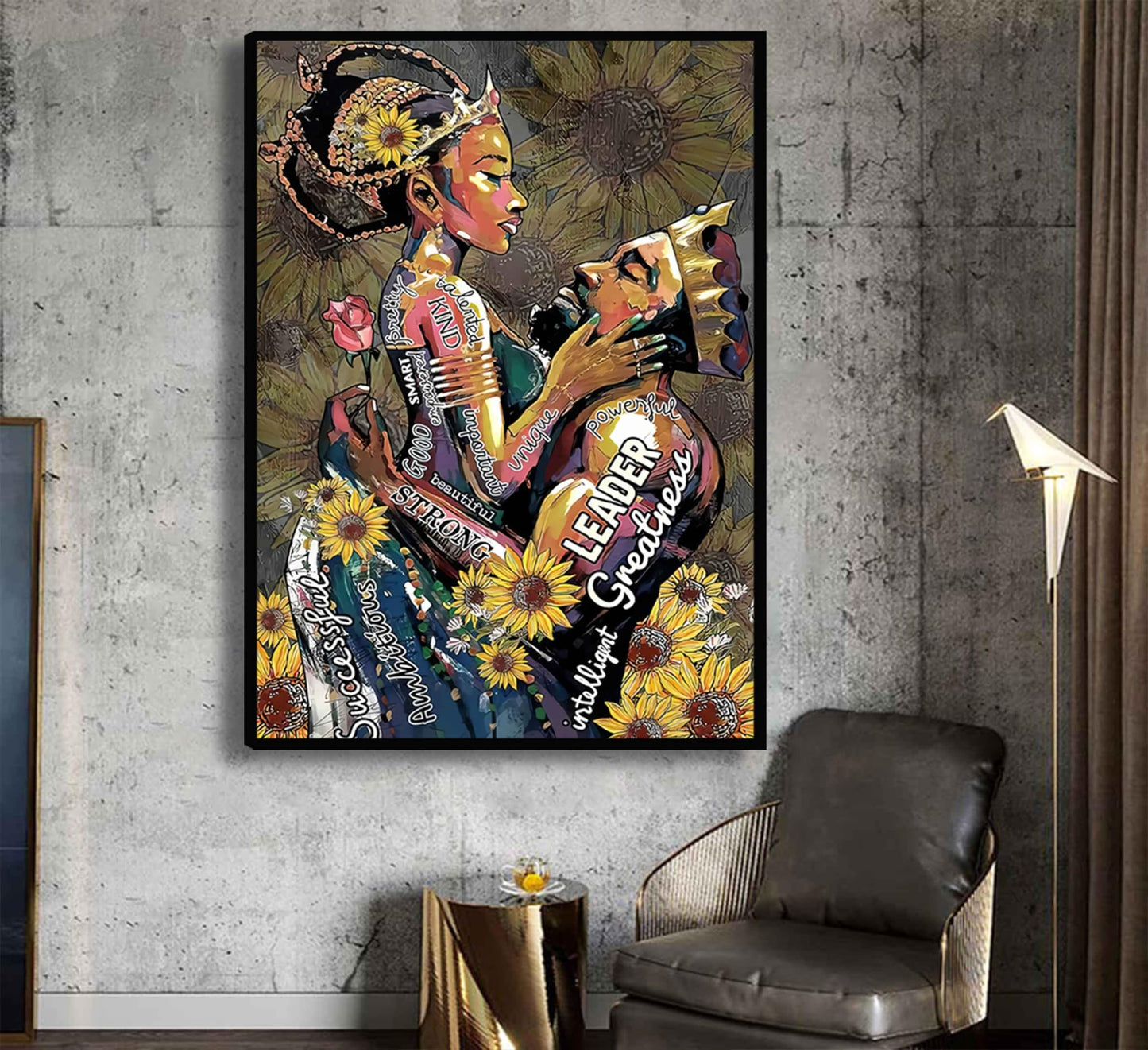 WSTUKVV 3Pcs Black Girl Bathroom Wall Art Boho Black Woman Posters Pictures African American Canvas Prints Fashion Abstract Paintings for Bathroom Home Bedroom Living Room Wall Decor Unframe